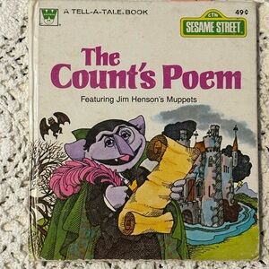 Sesame Street The Count's Castle Adventure Book - Purple, Green, Yellow